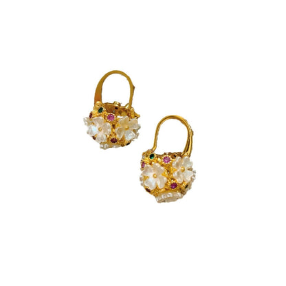 Hydrangea Exquisite Niche Gentle Elegance Earrings