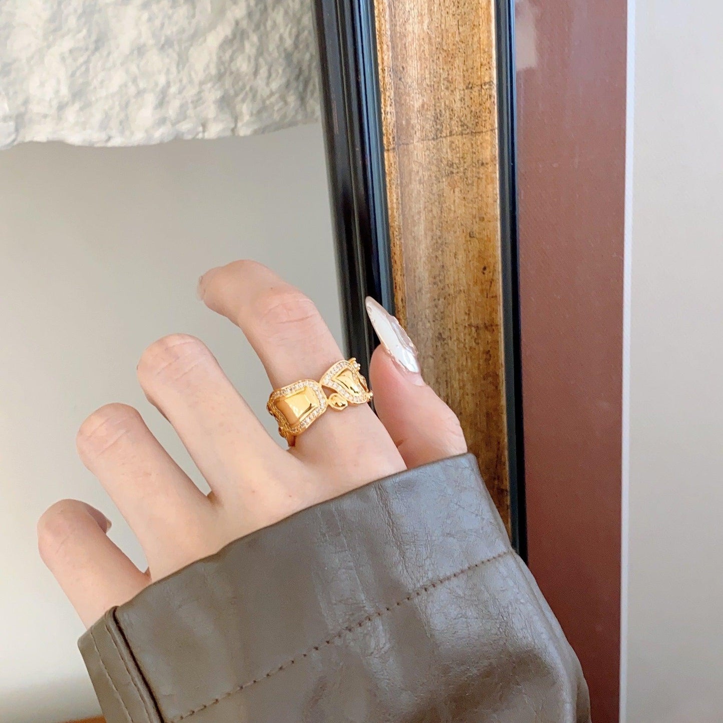 French yellow gold ring