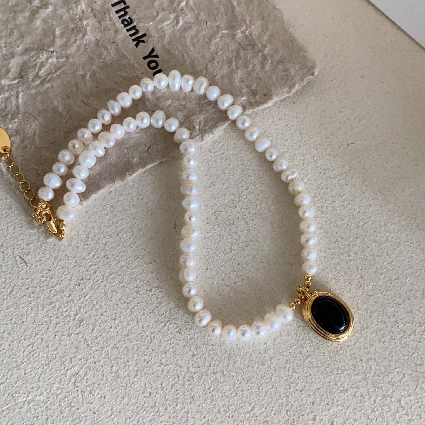 French Sweet Irregular Pearl Necklace