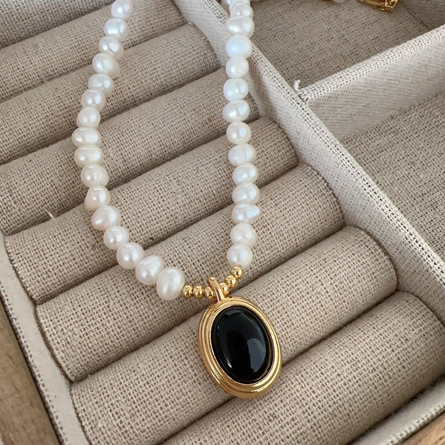 French Sweet Irregular Pearl Necklace