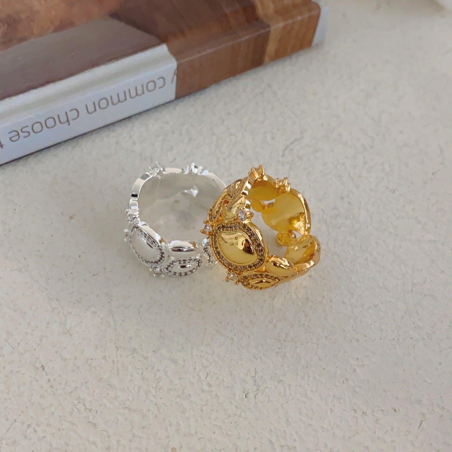 French yellow gold ring