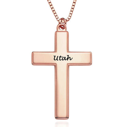 Personalized Cross Necklace Utah's Customization