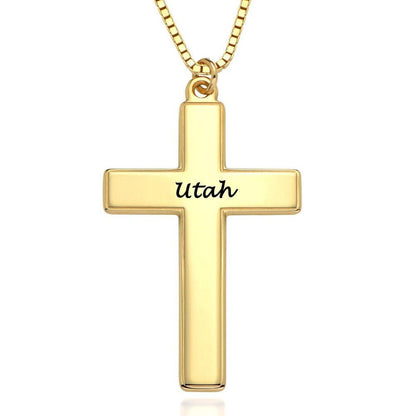 Personalized Cross Necklace Utah's Customization