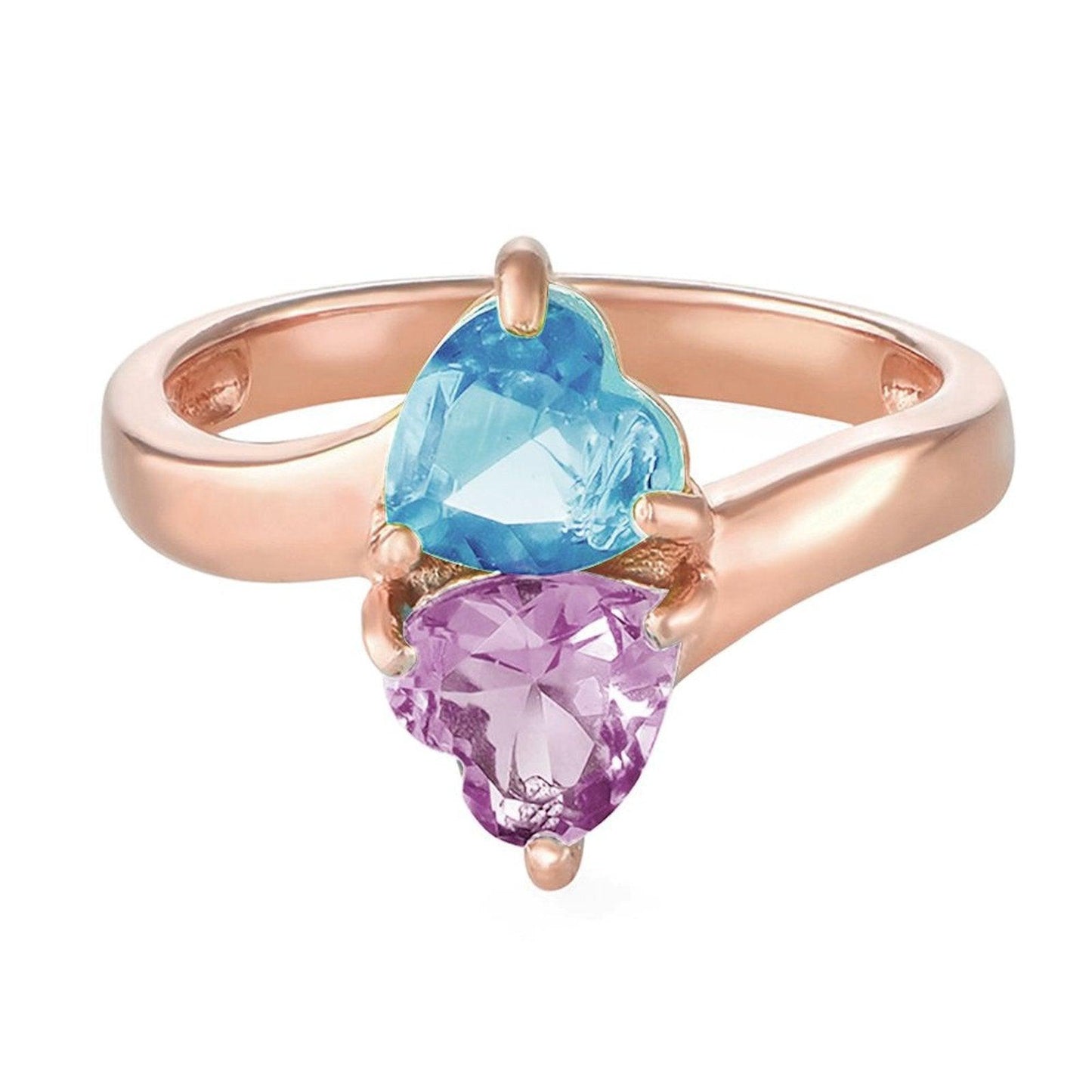 Personalized Heart Shaped Birthstone Ring Utah's Customization