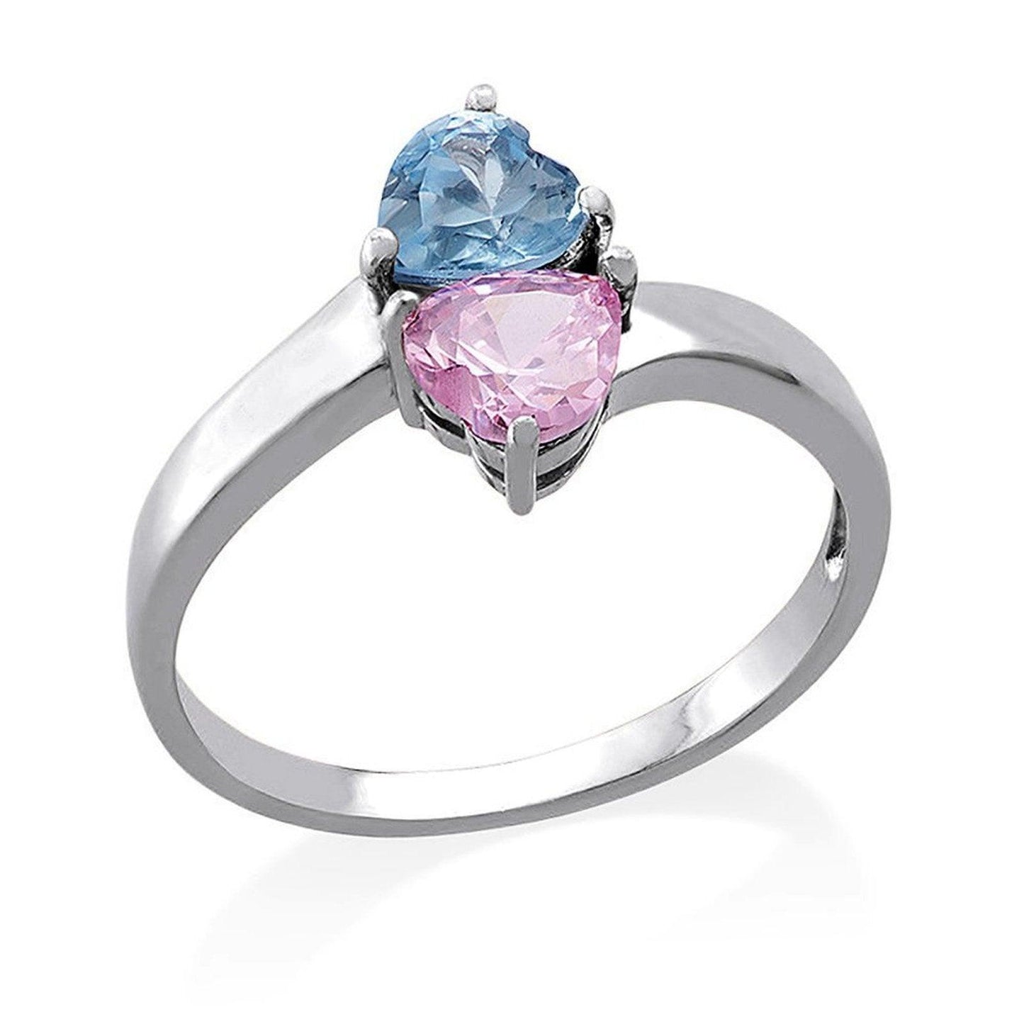 Personalized Heart Shaped Birthstone Ring Utah's Customization