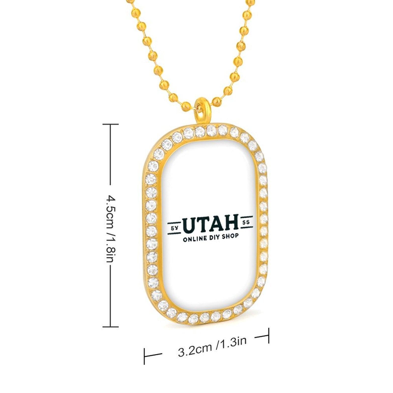 Personalized Necklace Utah's Customization