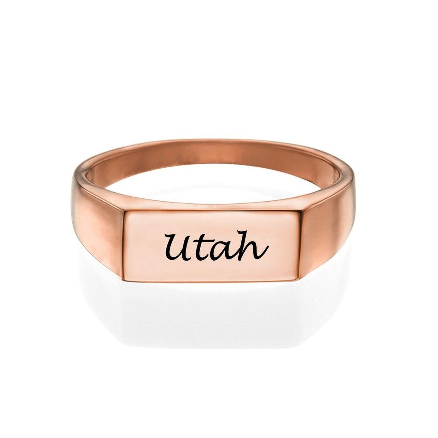 Personalized Signet Ring Utah's Customization