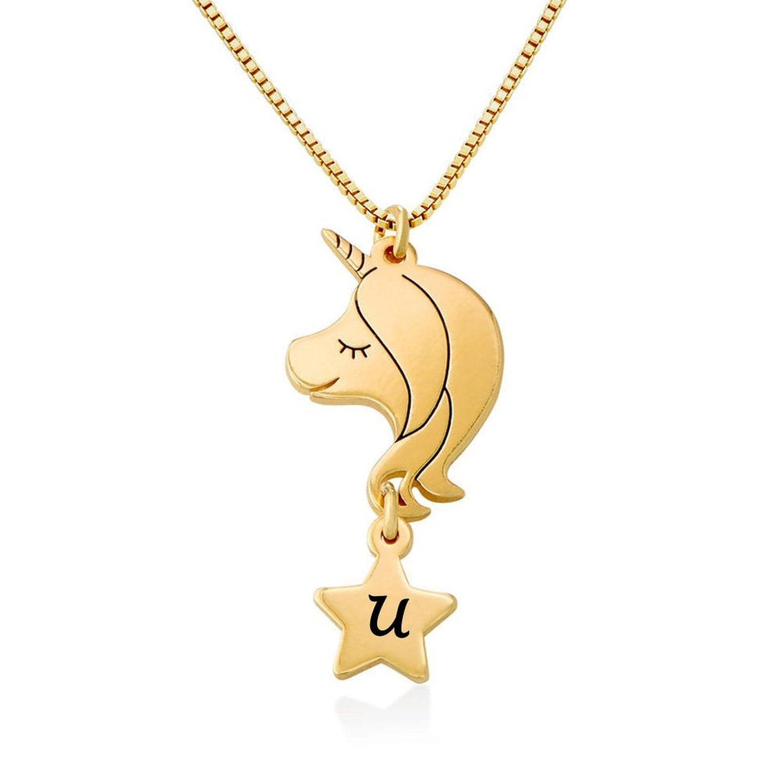 Personalized Unicorn Necklace Utah's Customization