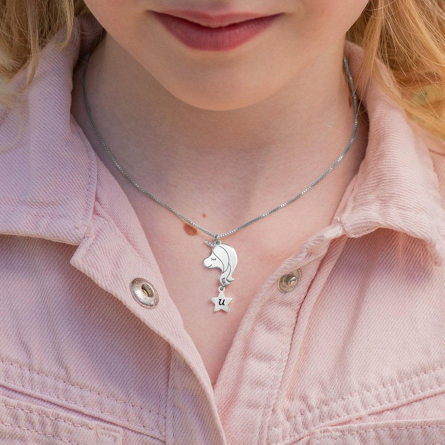 Personalized Unicorn Necklace Utah's Customization