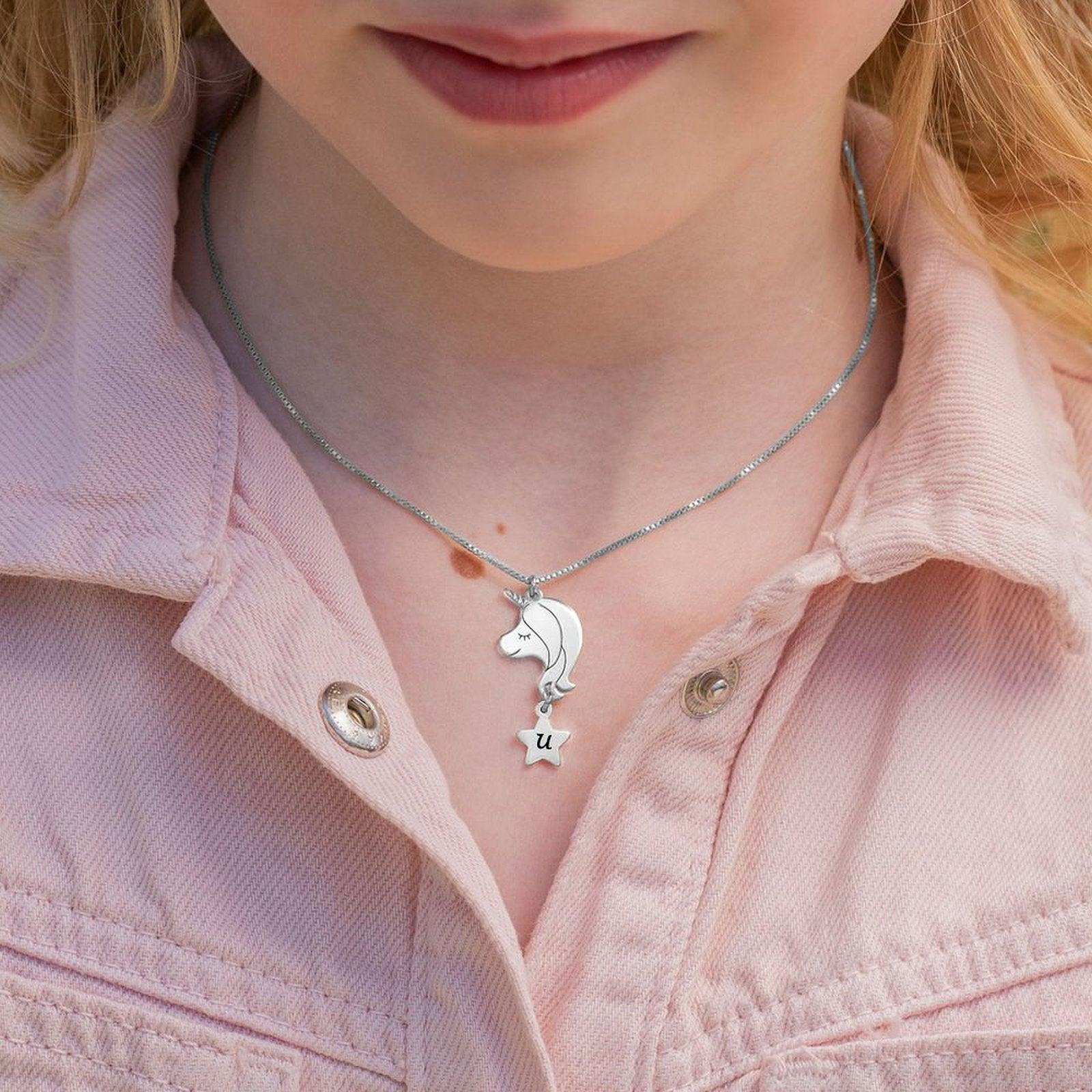 Personalized Unicorn Necklace Utah's Customization